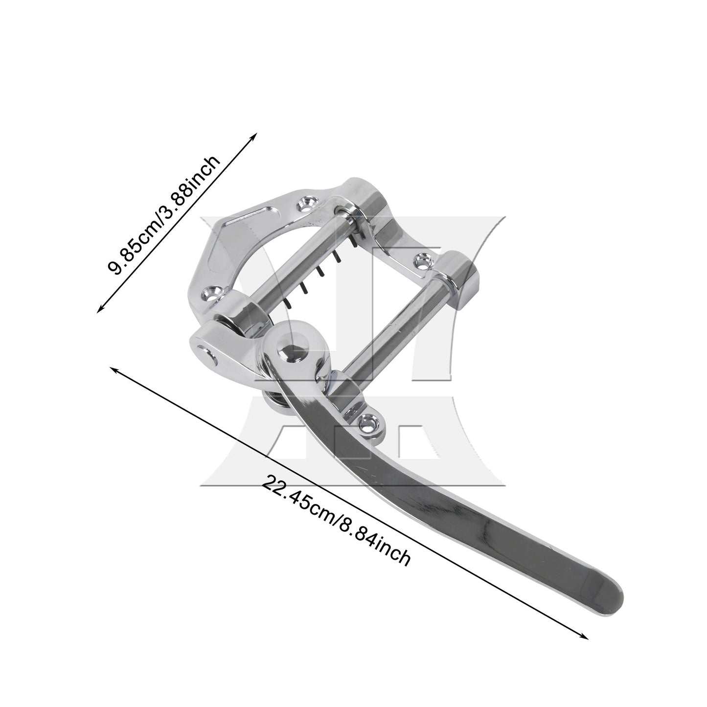 Silver Color Zinc Alloy Bridge Vibrato Tailpiece for Electric Guitar Part
