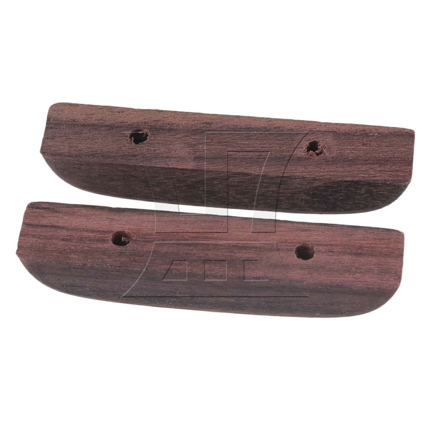 2x Rosewood Thumb Rest with Mounting Screws Wooden BQLZR for Bass Guitar