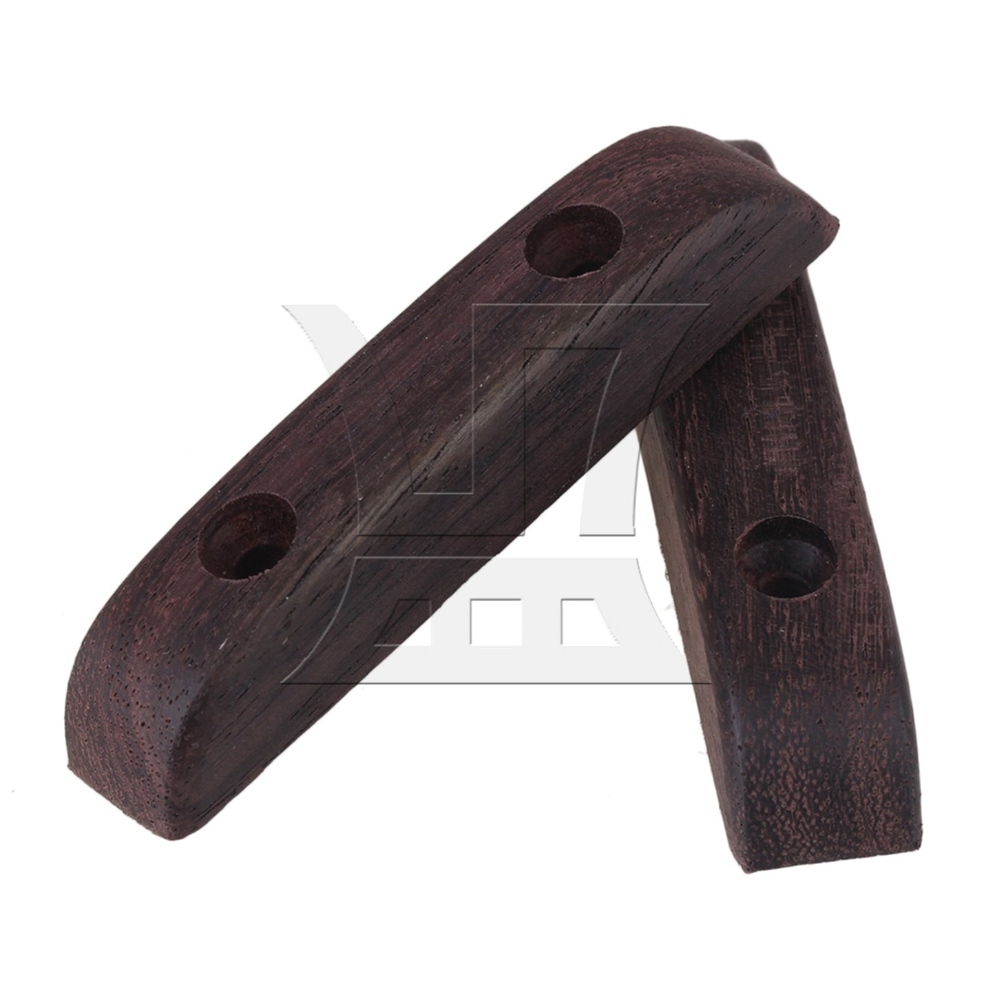 2x Rosewood Thumb Rest with Mounting Screws Wooden BQLZR for Bass Guitar