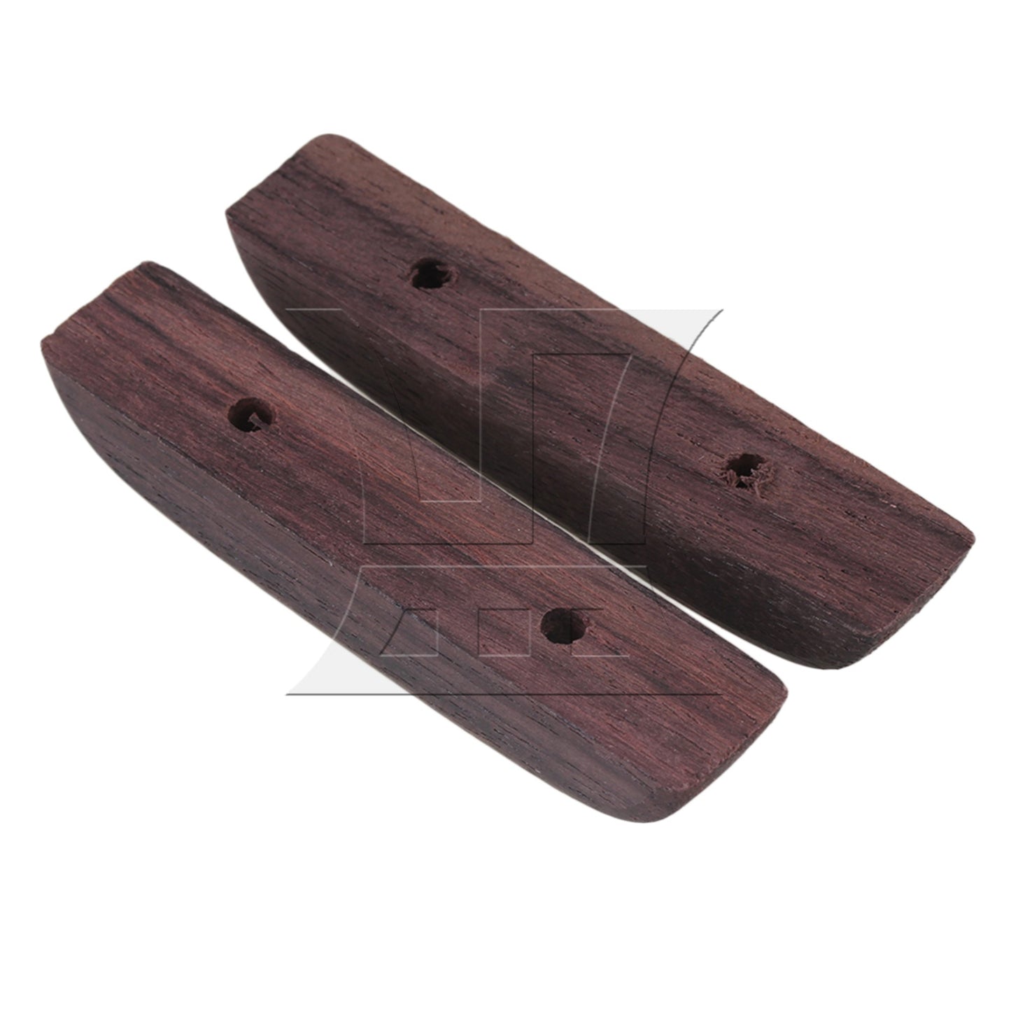2x Rosewood Thumb Rest with Mounting Screws Wooden BQLZR for Bass Guitar