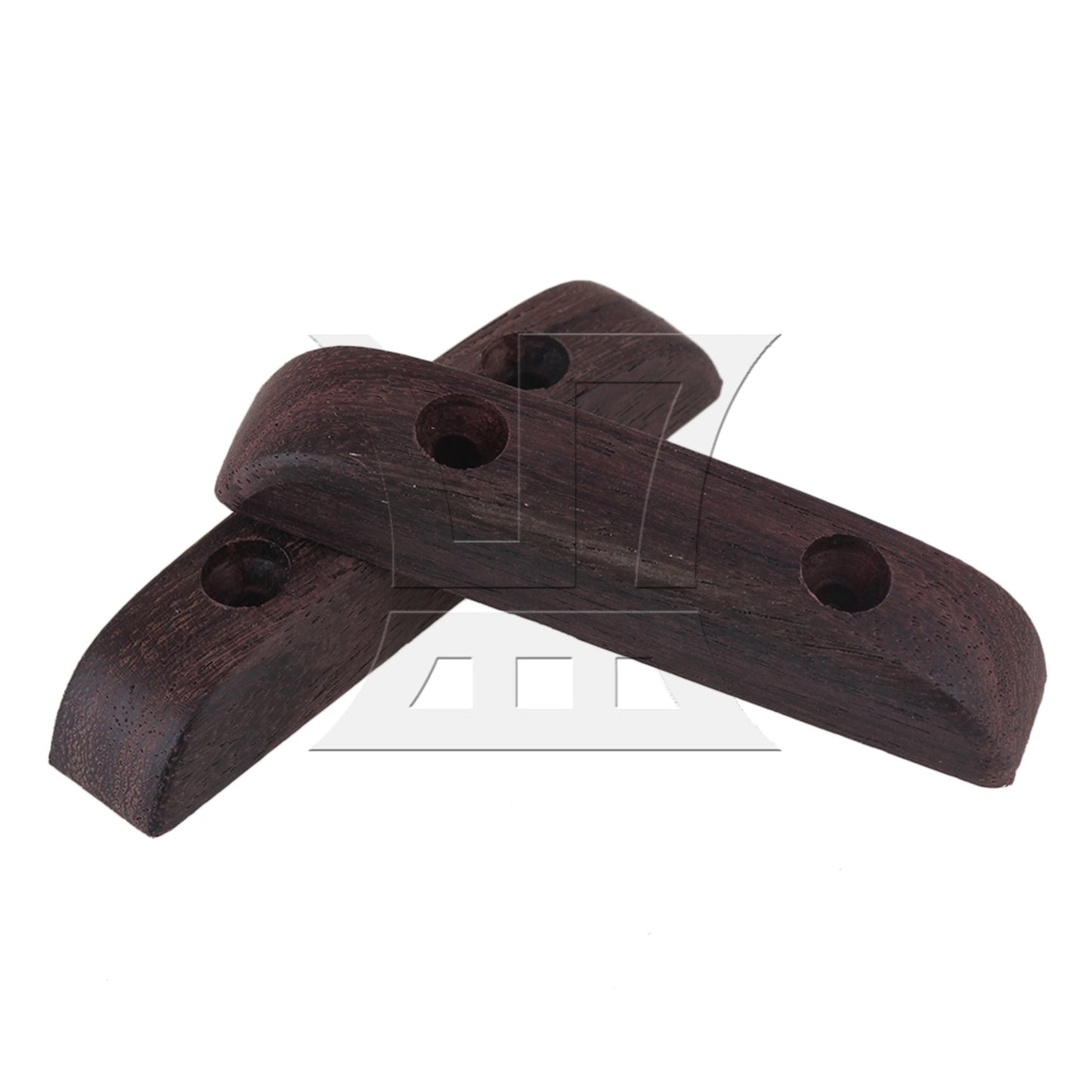 2x Rosewood Thumb Rest with Mounting Screws Wooden BQLZR for Bass Guitar