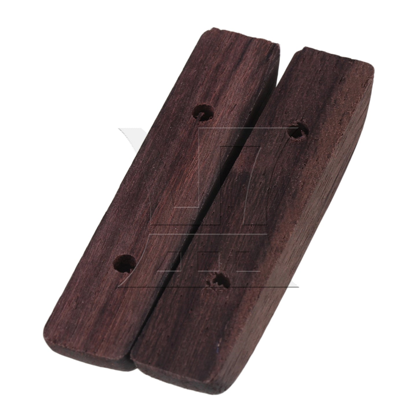 2x Rosewood Thumb Rest with Mounting Screws Wooden BQLZR for Bass Guitar