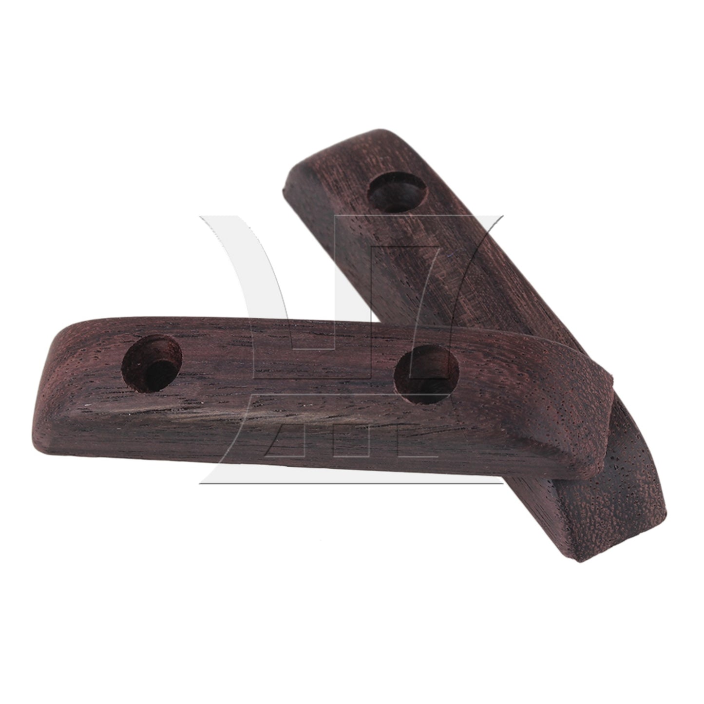 2x Rosewood Thumb Rest with Mounting Screws Wooden BQLZR for Bass Guitar