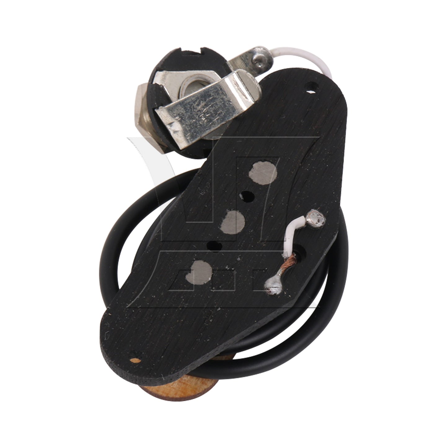 3-pole 4.3K Pre-wired 3 String Bass Pickup&Input Jack for Cigar Box Guitar BQLZR