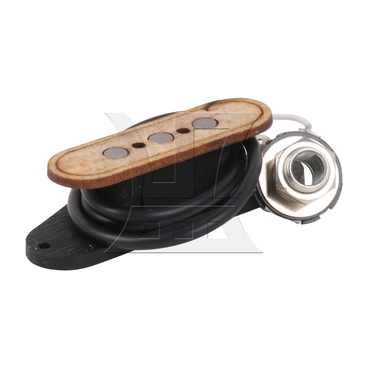 3-pole 4.3K Pre-wired 3 String Bass Pickup&Input Jack for Cigar Box Guitar BQLZR