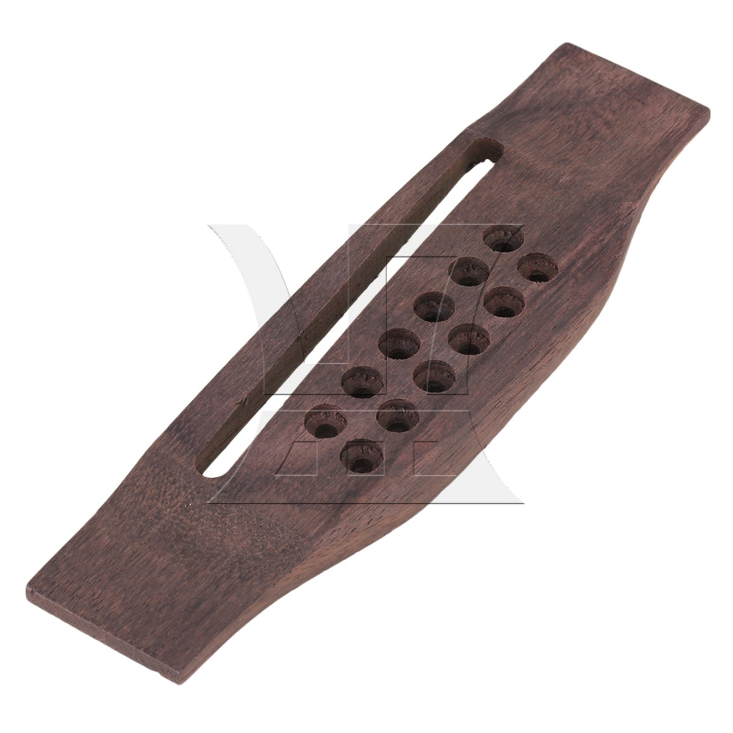 Rosewood Guitar Bridge for 12 String Folk Acoustic Guitar BQLZR 160mm x 43mm