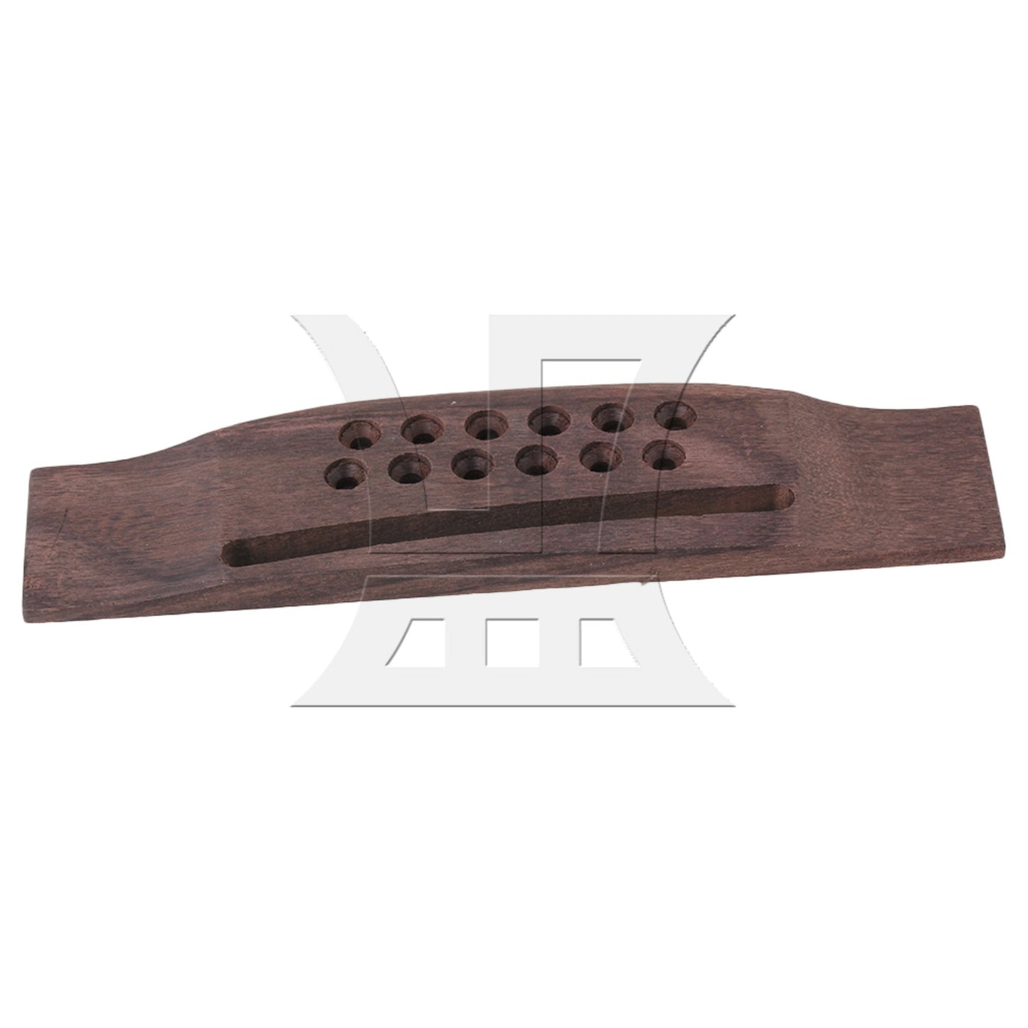 Rosewood Guitar Bridge for 12 String Folk Acoustic Guitar BQLZR 160mm x 43mm