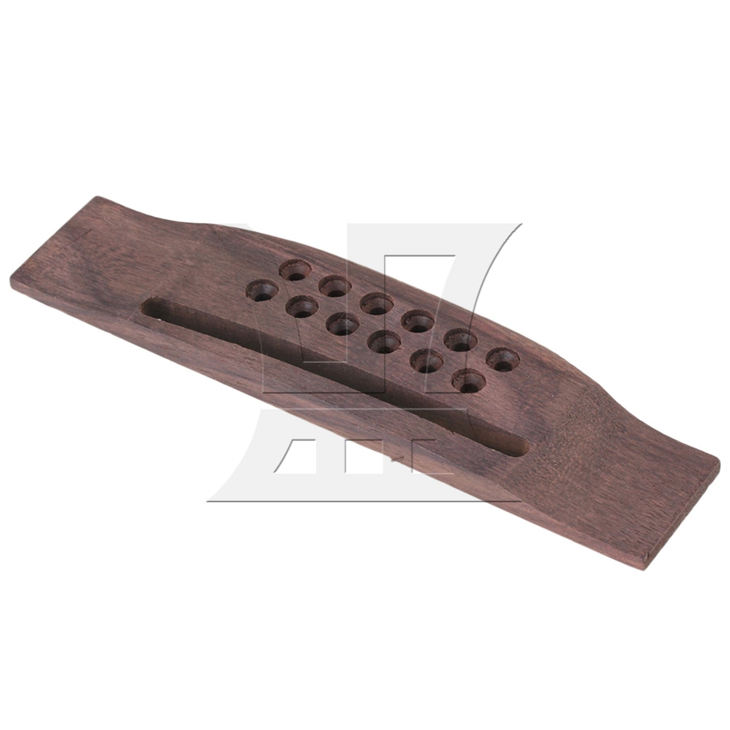 Rosewood Guitar Bridge for 12 String Folk Acoustic Guitar BQLZR 160mm x 43mm