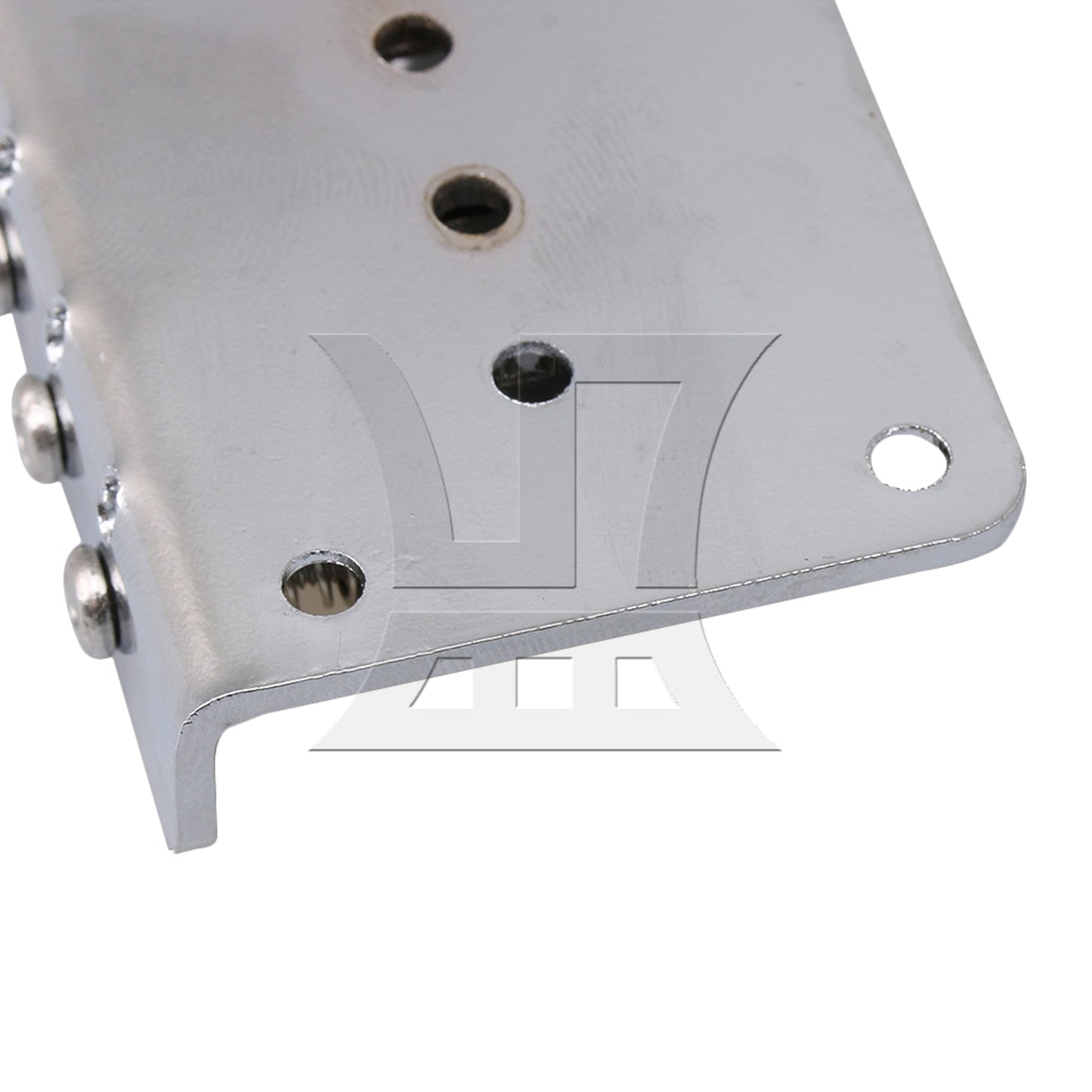 Silver Bridge Fixed Tailpiece for 4 String Cigar Box Guitar UKULELE