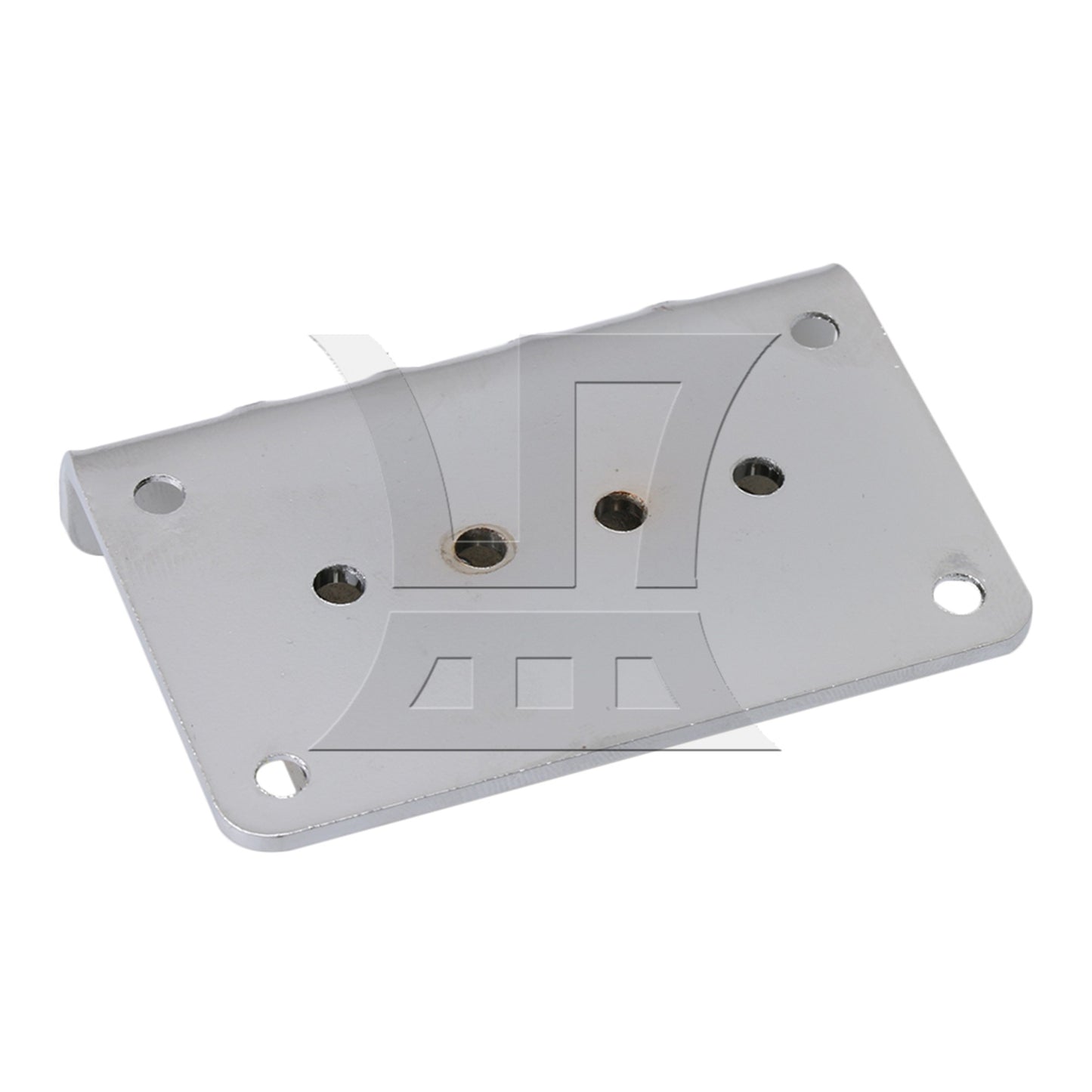 Silver Bridge Fixed Tailpiece for 4 String Cigar Box Guitar UKULELE