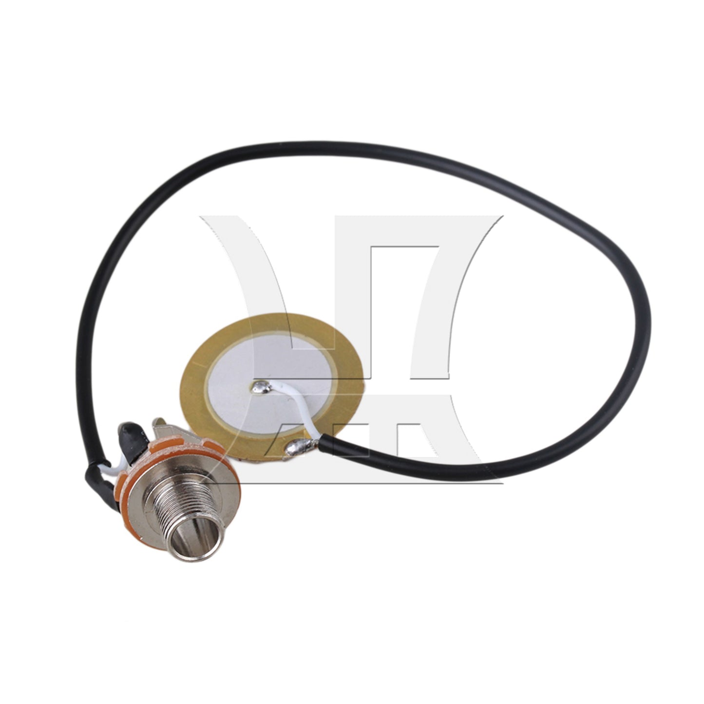 Guitar Transducer Pre-Wired Amplifier Piezo 1/4" Jack Pickup Mic Contact