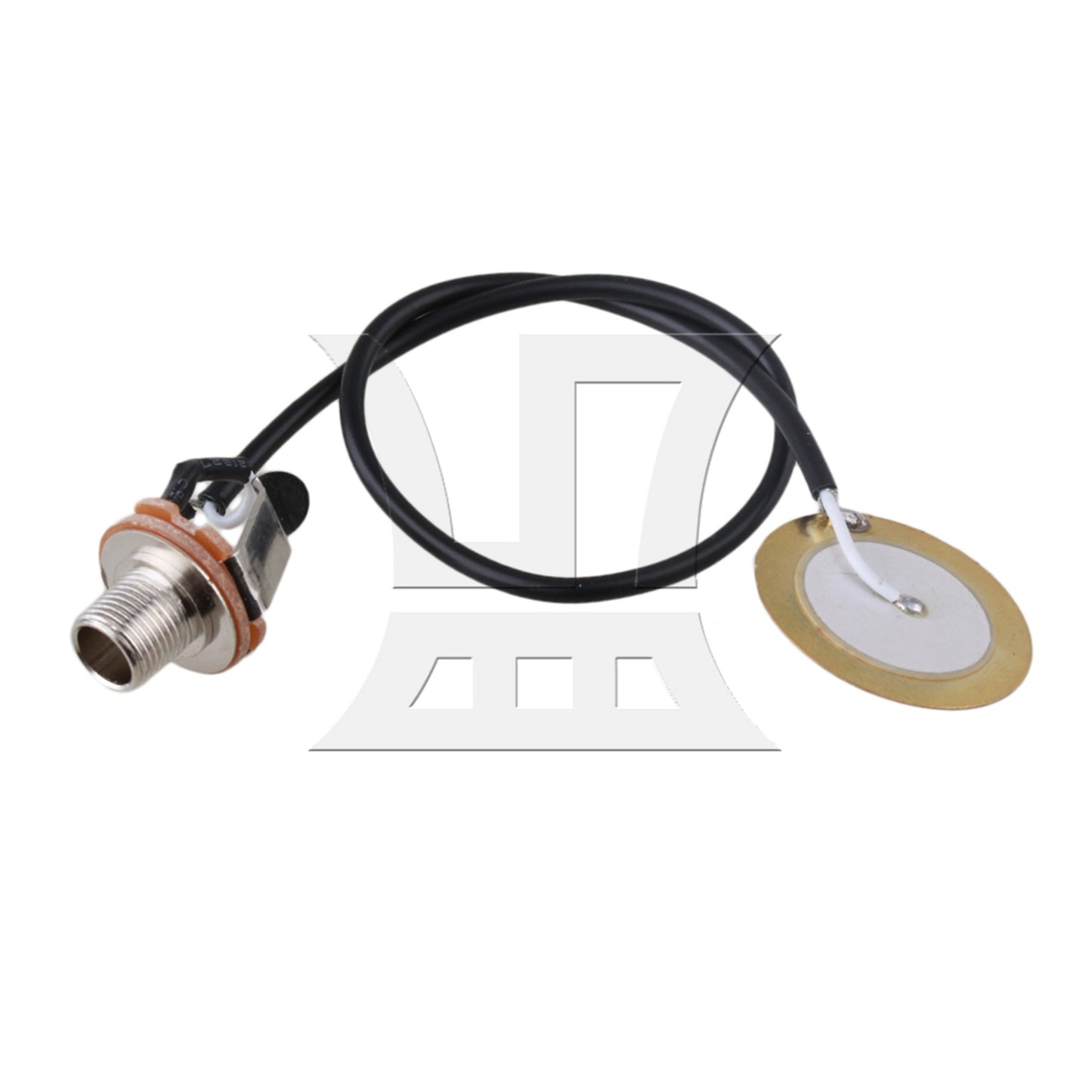 Guitar Transducer Pre-Wired Amplifier Piezo 1/4" Jack Pickup Mic Contact