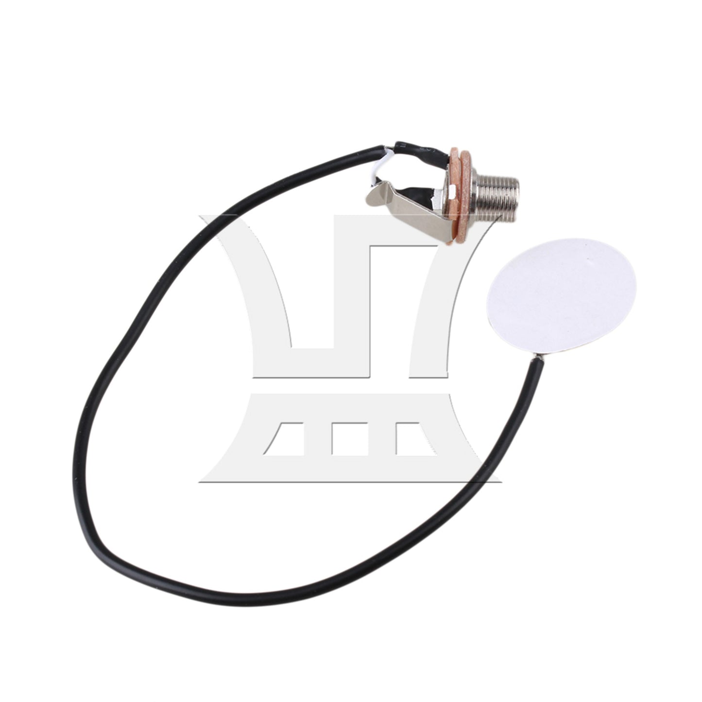 Guitar Transducer Pre-Wired Amplifier Piezo 1/4" Jack Pickup Mic Contact