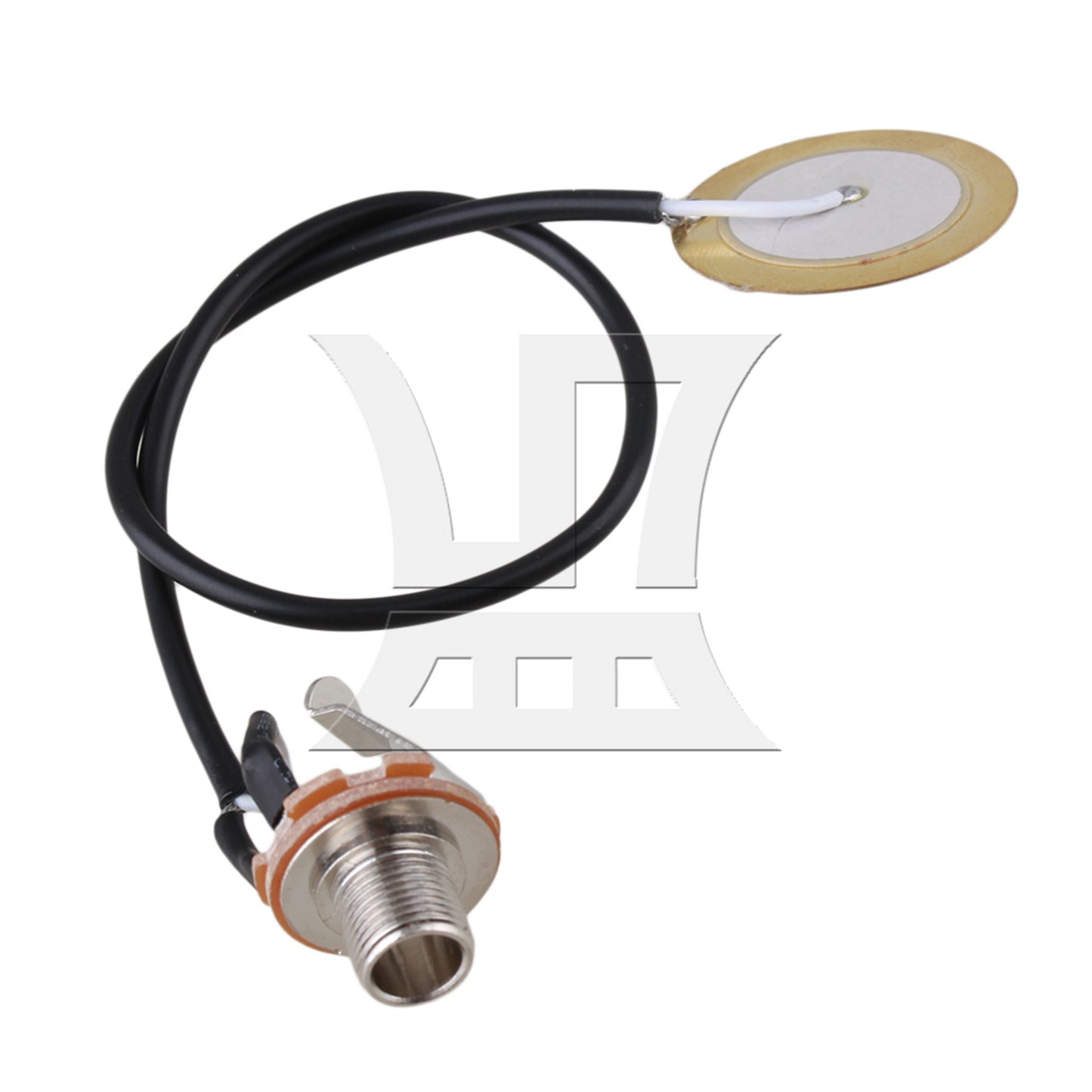 Guitar Transducer Pre-Wired Amplifier Piezo 1/4" Jack Pickup Mic Contact