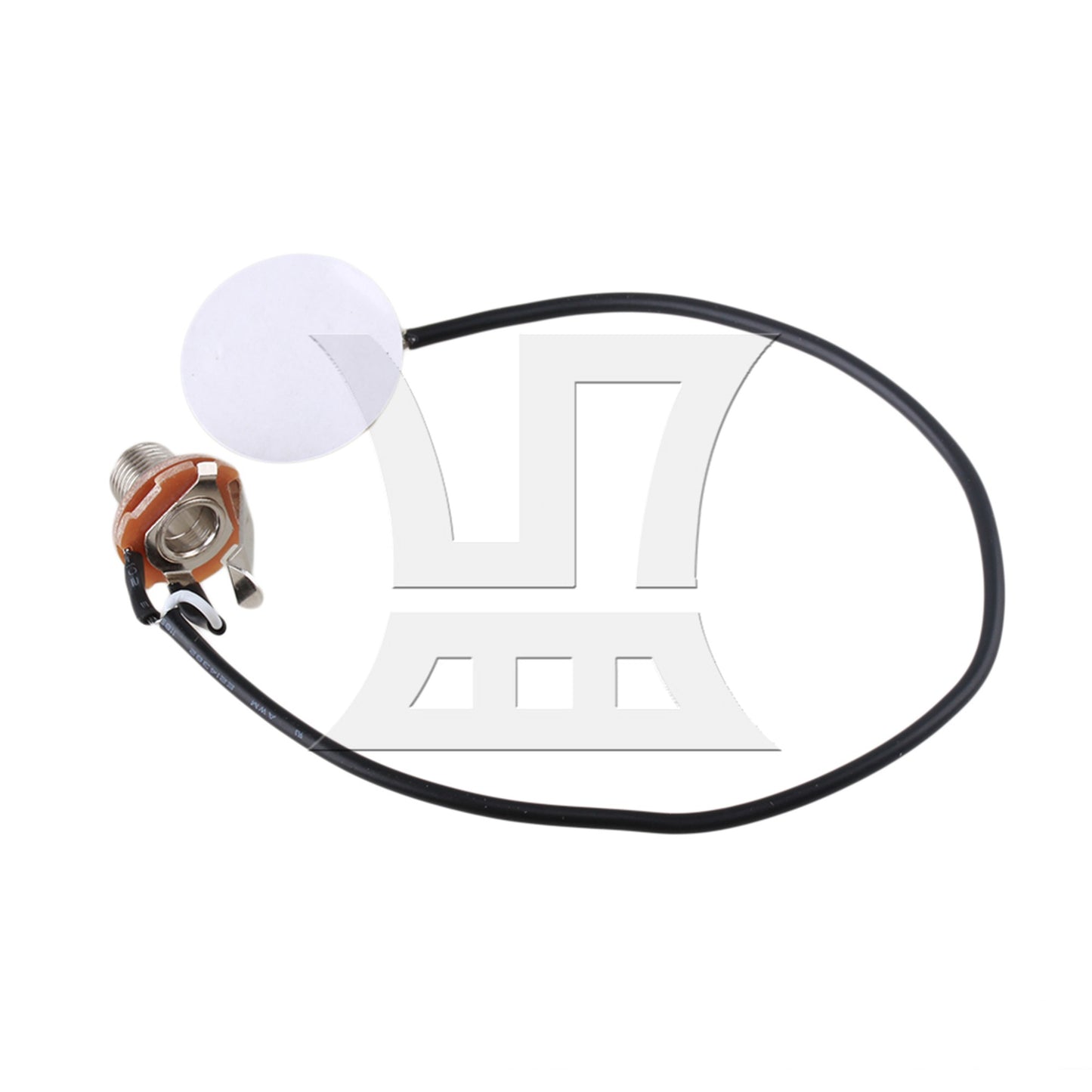 Guitar Transducer Pre-Wired Amplifier Piezo 1/4" Jack Pickup Mic Contact