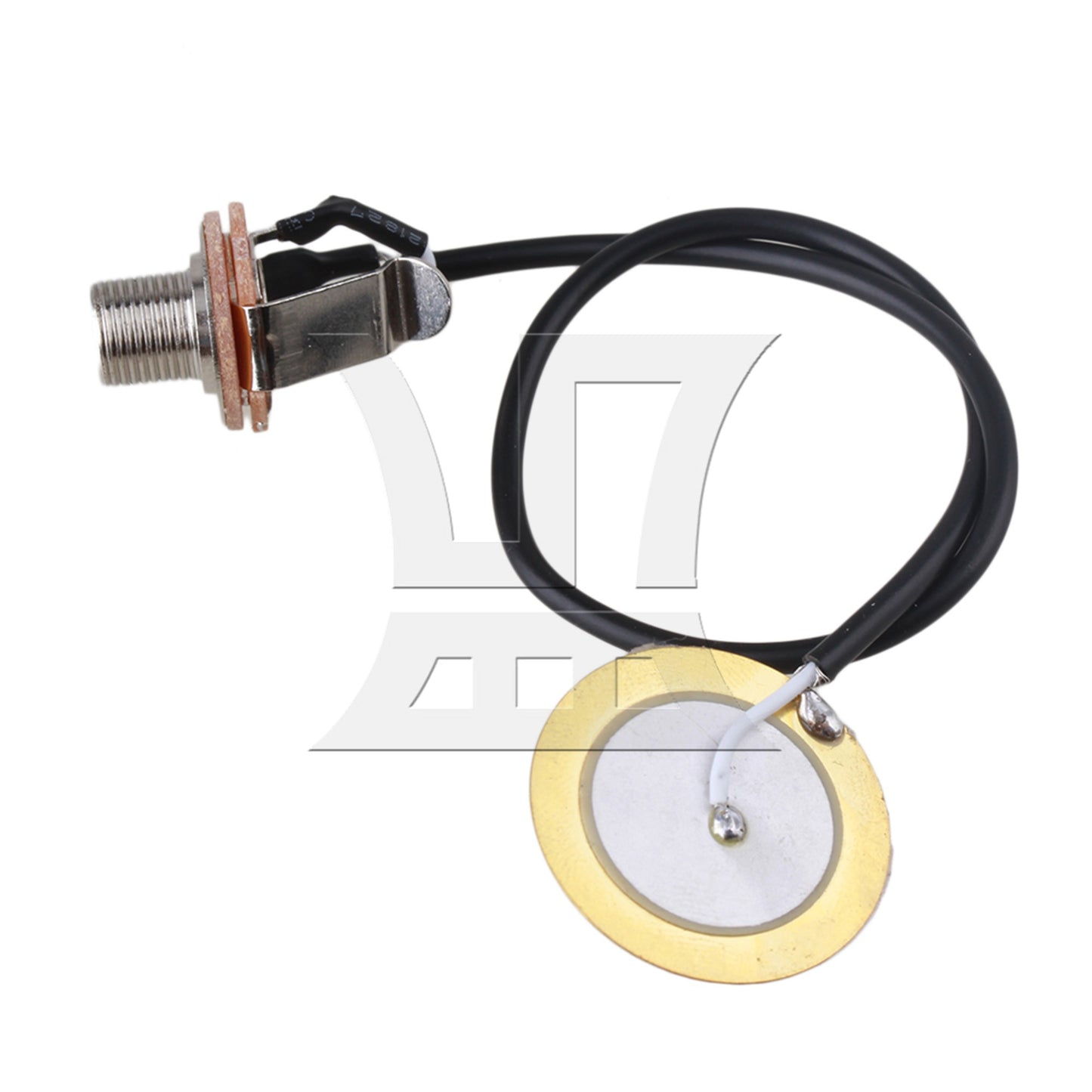 Guitar Transducer Pre-Wired Amplifier Piezo 1/4" Jack Pickup Mic Contact