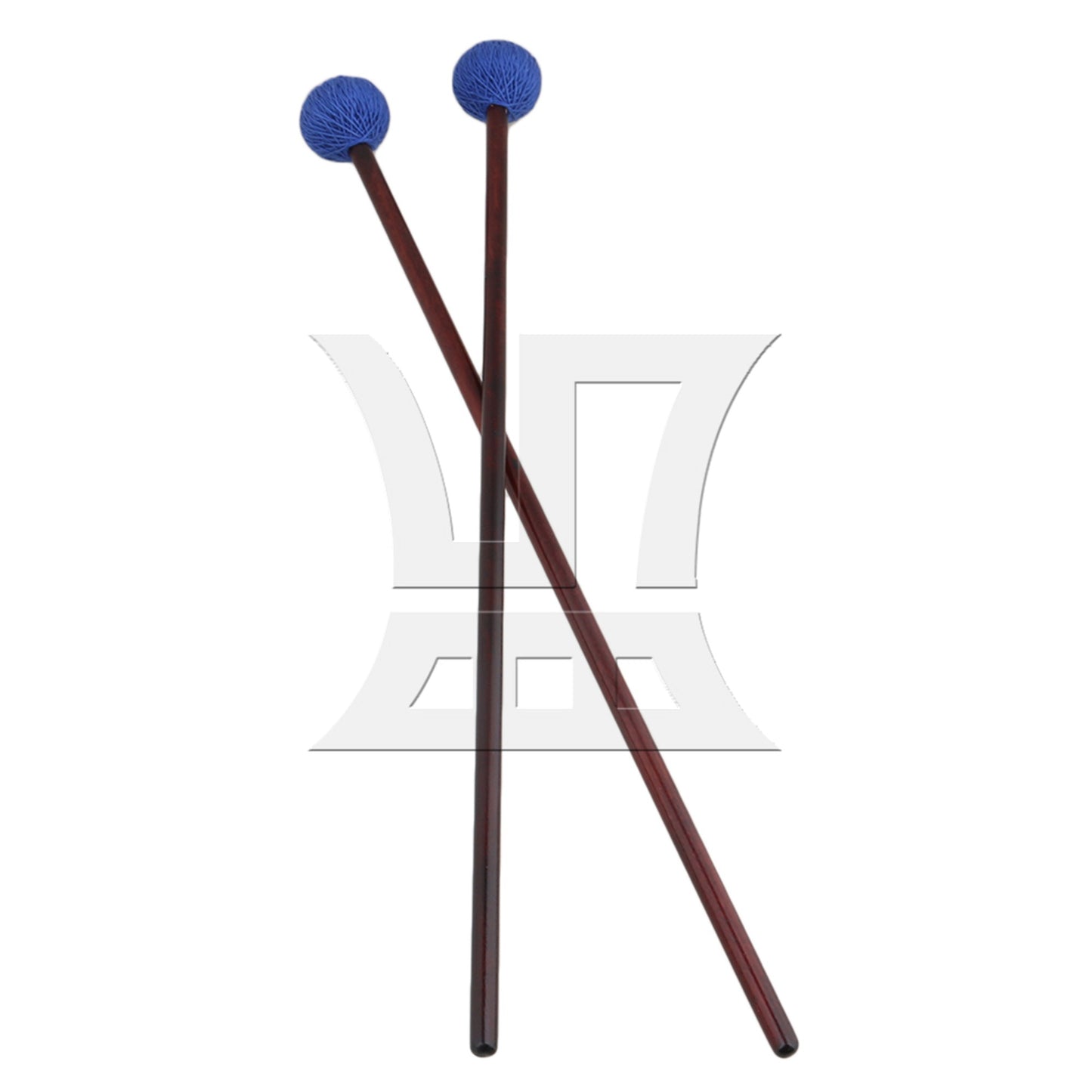 2 x BQLZR Maple Handles and Hard Blue Woolen Yarn Head Marimba Mallets