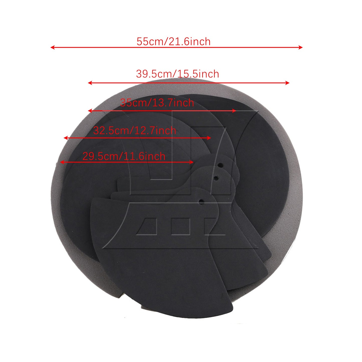 High Flexibility Elasticity Jazz Drum Practice Mute Silencer