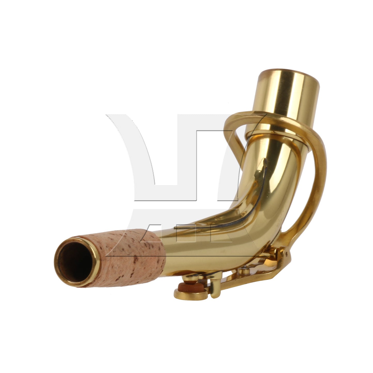 2.1cm Connector Dia Golden Saxophone Bend Neck for Alto Saxophone Part