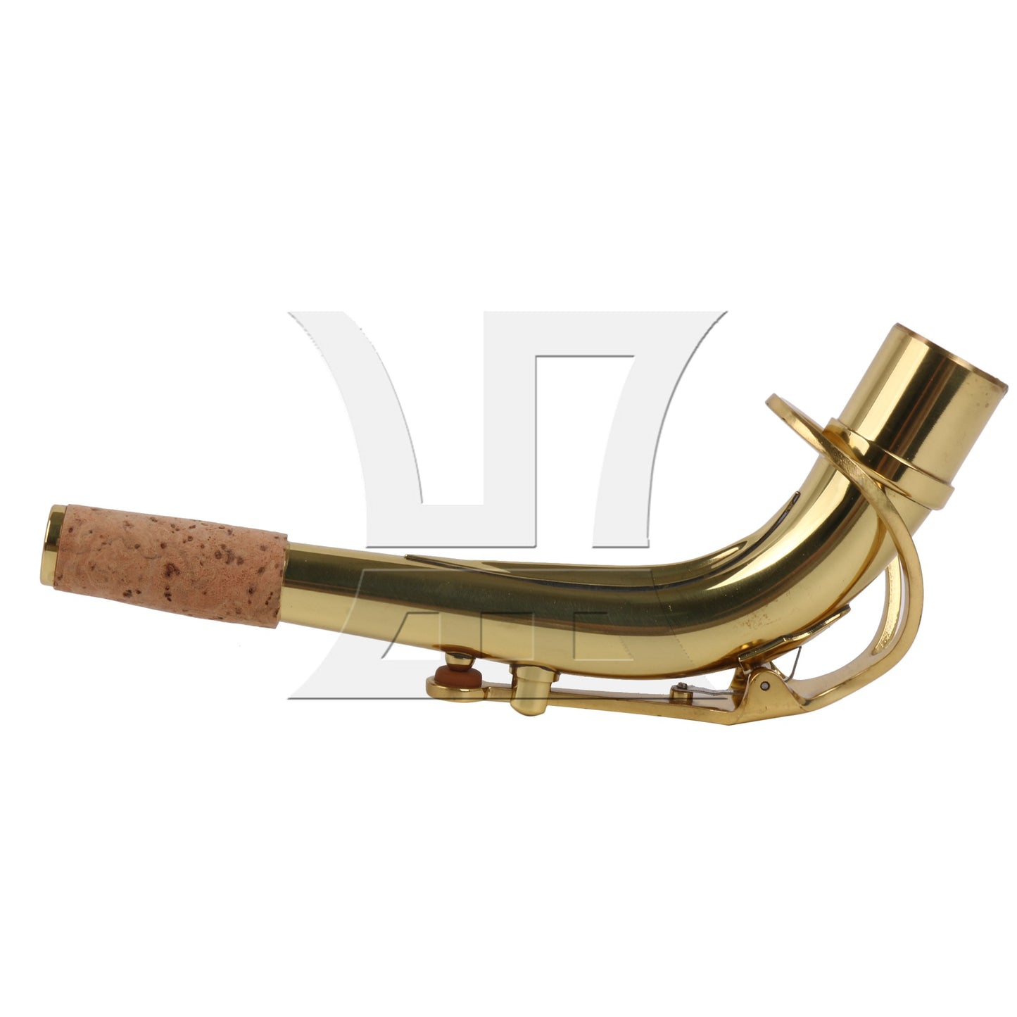 2.1cm Connector Dia Golden Saxophone Bend Neck for Alto Saxophone Part