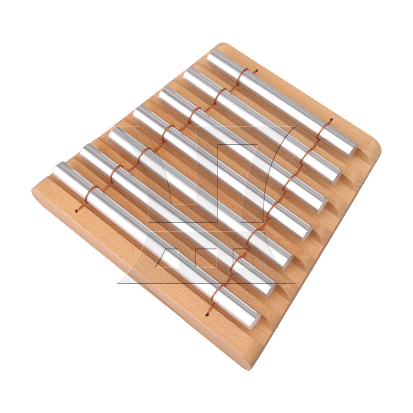 7 Tone Wooden Percussion Chime Mallet 7 Aluminum Tube Musical