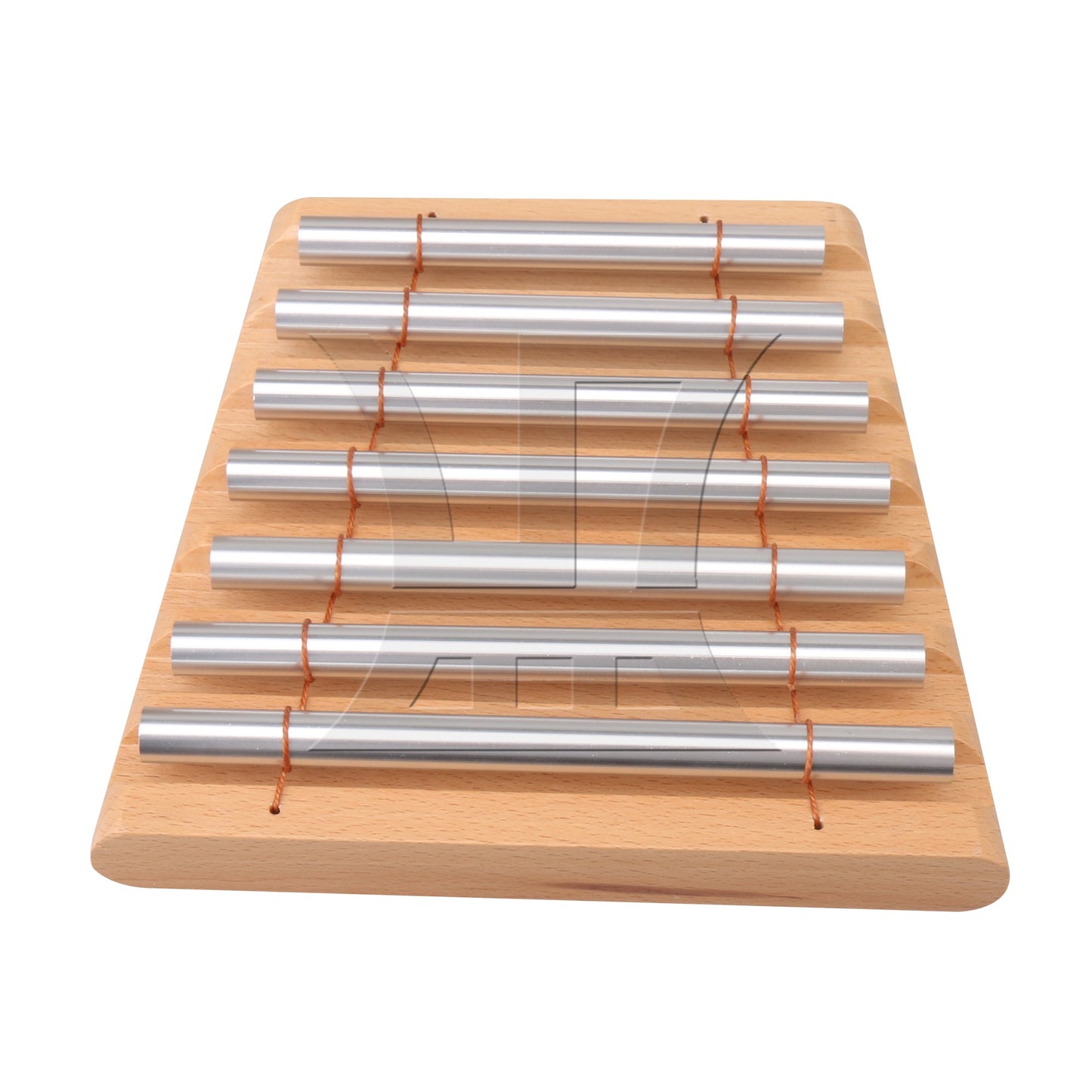 7 Tone Wooden Percussion Chime Mallet 7 Aluminum Tube Musical