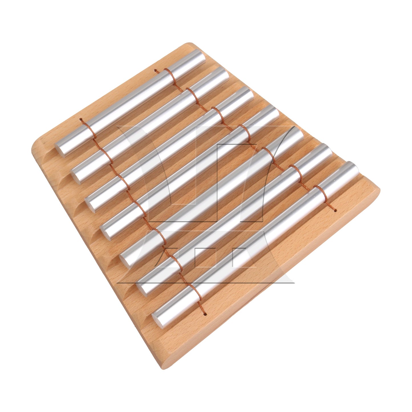7 Tone Wooden Percussion Chime Mallet 7 Aluminum Tube Musical