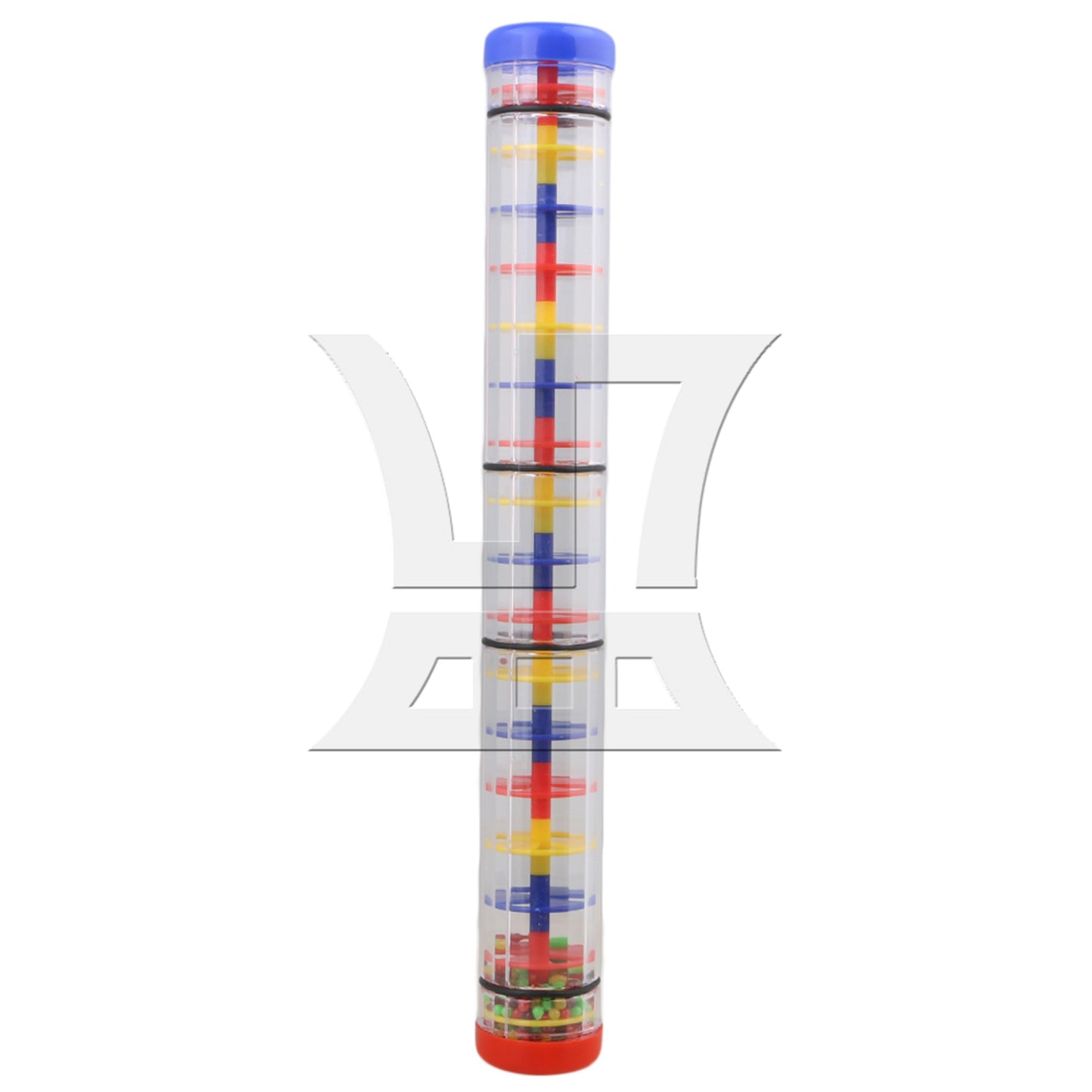 20 x 5.2cm Milticolor Plastic Rainstick Rainfall Tube Shaker