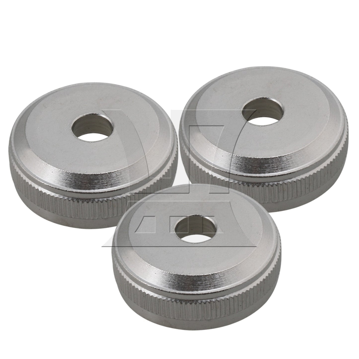 3 Pieces BQLZR Silver Color Copper Trumpet Botton Valve Piston Screw Cap