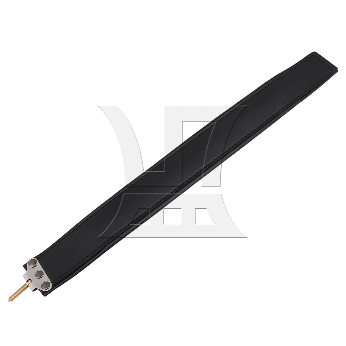 59.5x4.2x0.6cm Black Leather Padded Left-handed Straps for 120 Accordion Bass