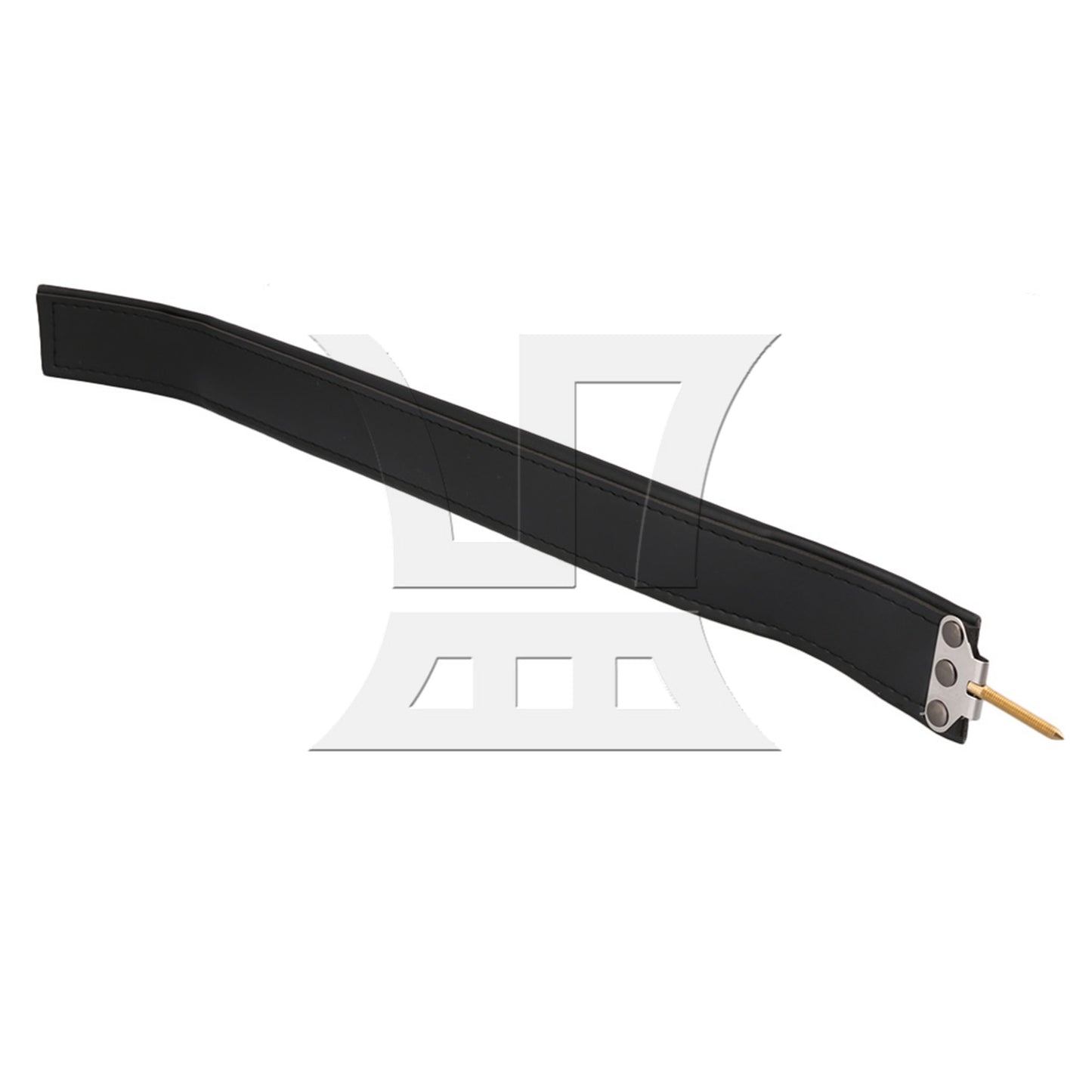 59.5x4.2x0.6cm Black Leather Padded Left-handed Straps for 120 Accordion Bass