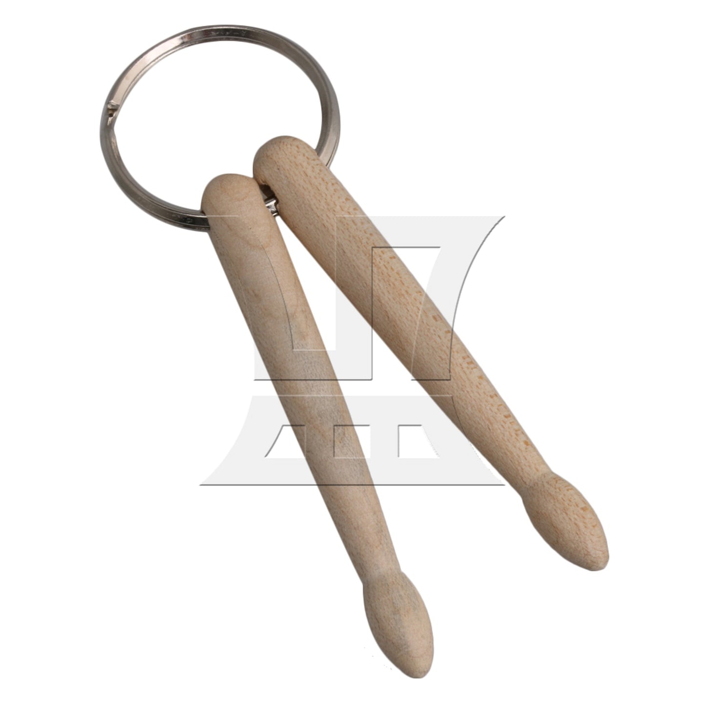 Mini Drum 2 Sticks Keychain Wood Drumsticks Key Ring Chain Percussion
