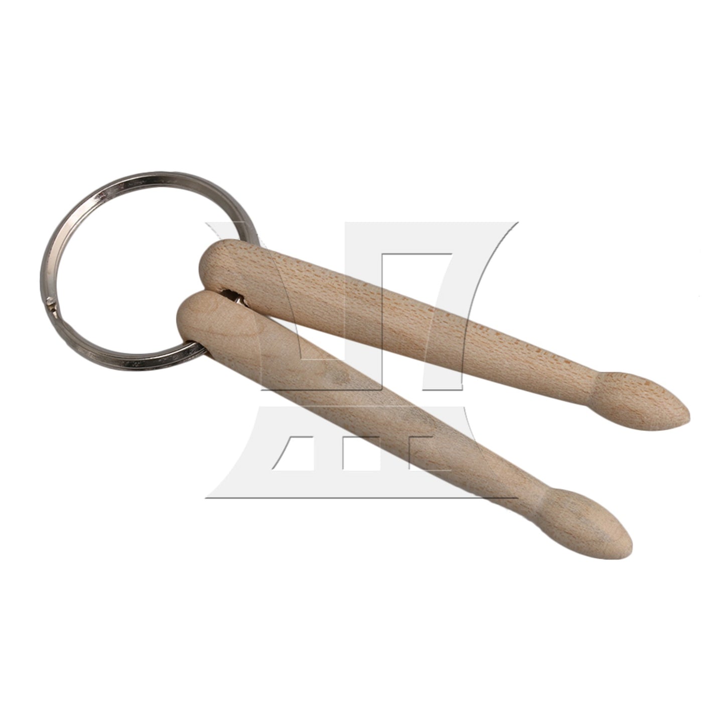 Mini Drum 2 Sticks Keychain Wood Drumsticks Key Ring Chain Percussion
