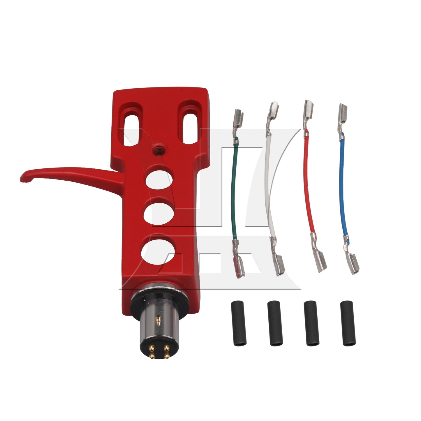Turntable Cartridge H-4 Headshell with Headshell Wire for Phonograph Red