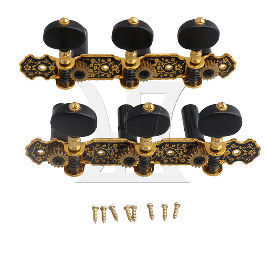 1 Left 1 Right Machine Head Tuner Tuning Peg for Classical Guitar Replacement