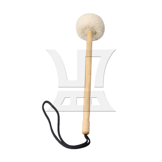 0.63x14.17inch Gong Accessories Gong Mallet Wood Core with Wool Head