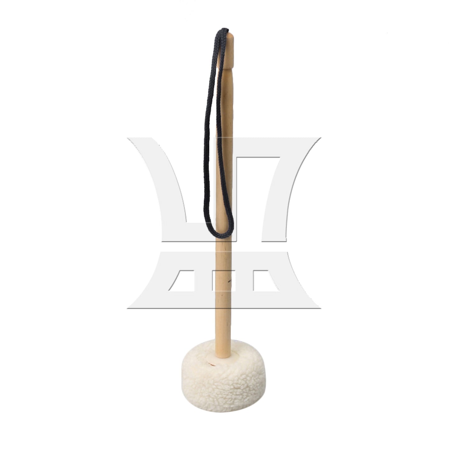 0.63x14.17inch Gong Accessories Gong Mallet Wood Core with Wool Head