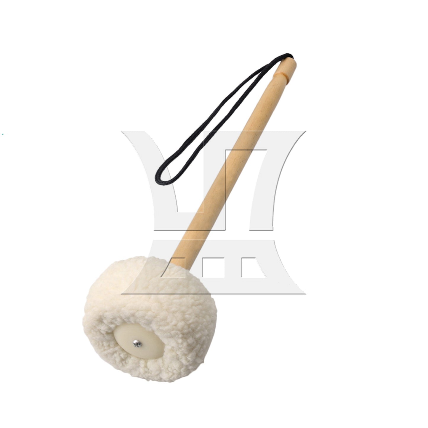 0.63x14.17inch Gong Accessories Gong Mallet Wood Core with Wool Head