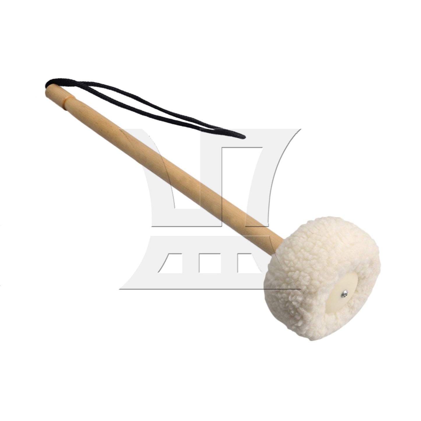 0.63x14.17inch Gong Accessories Gong Mallet Wood Core with Wool Head
