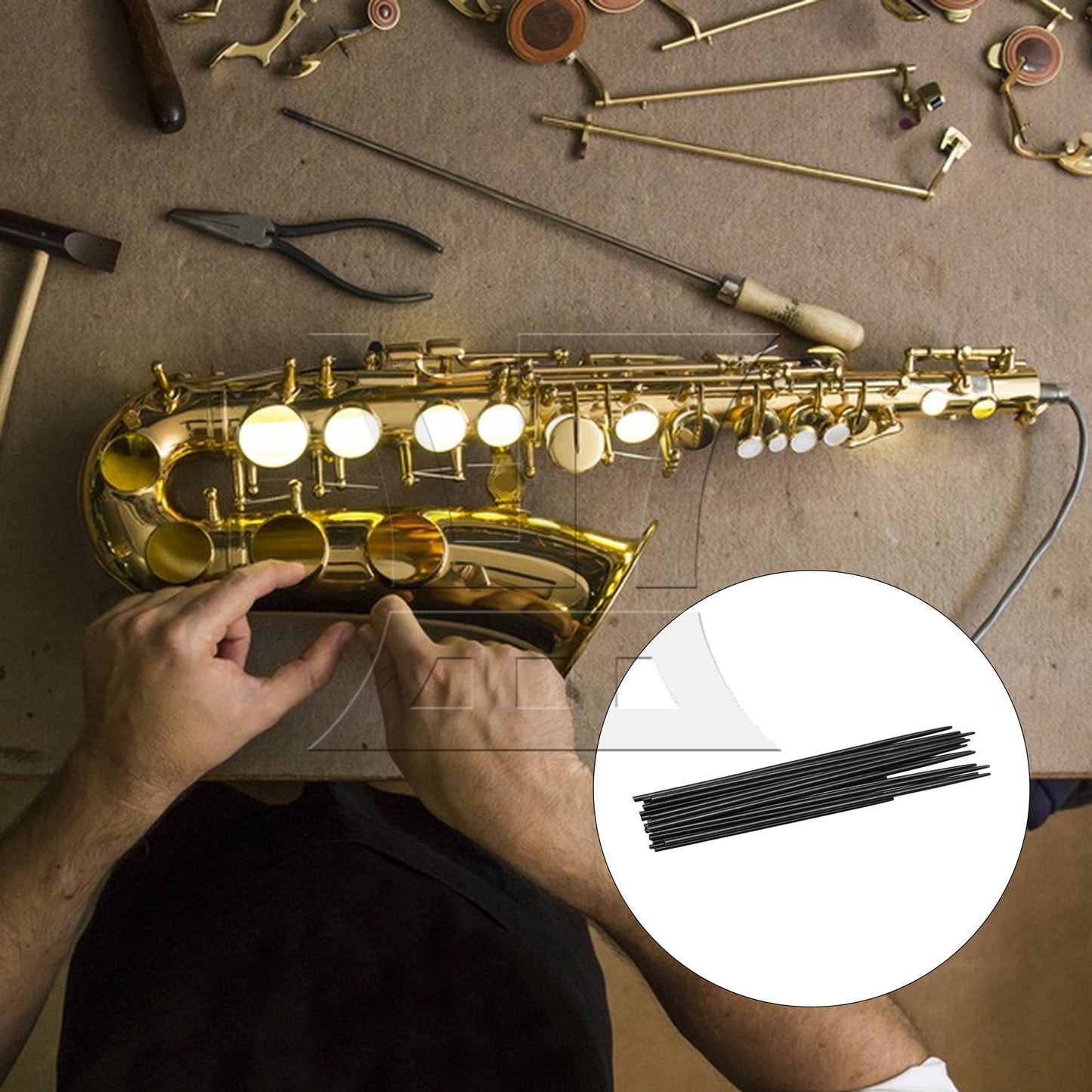 24pcs 0.6-1mm Soprano Saxophone Spring Woodwind Instrument Accessories