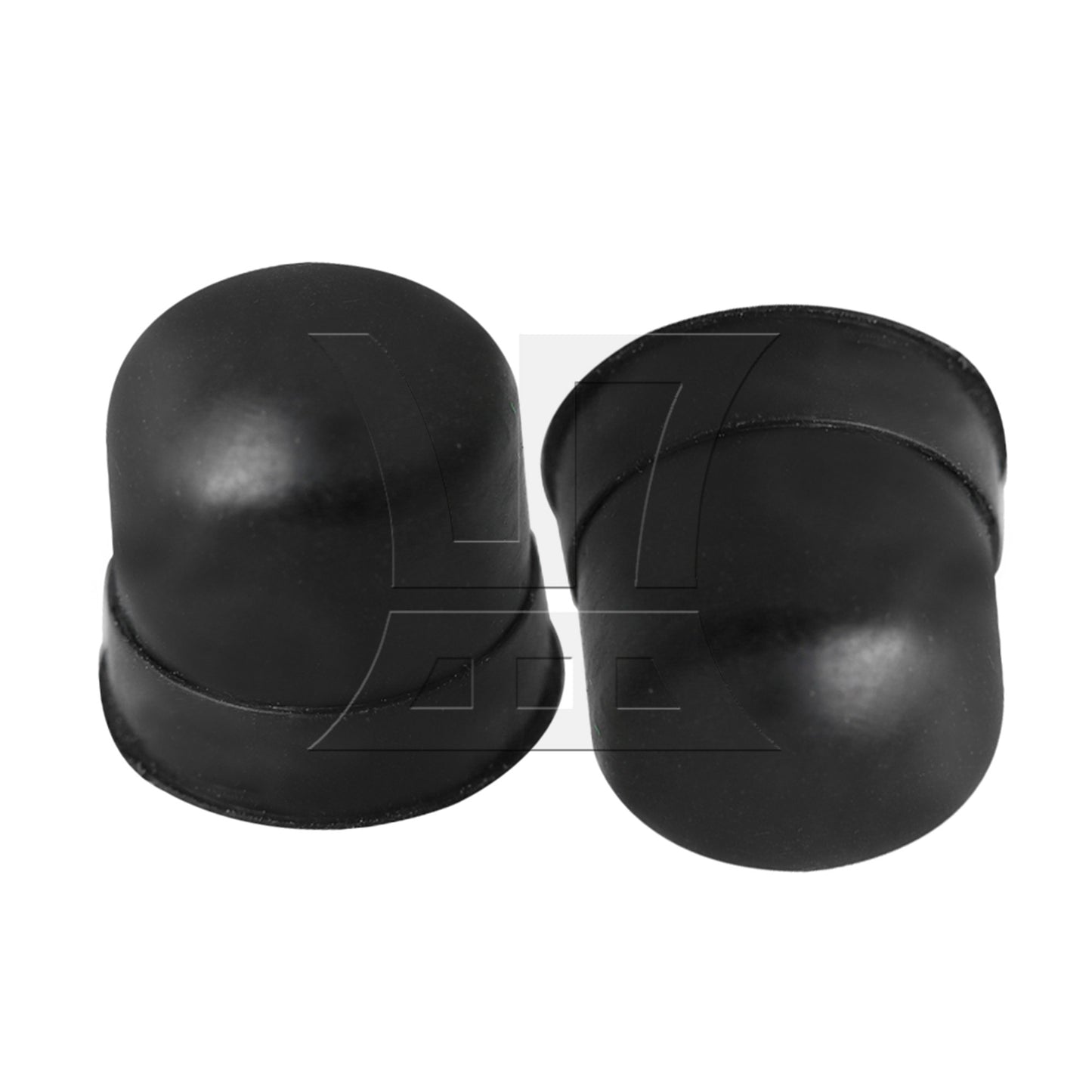 20PCS Black Trombone Slide Rubber End Tip Bumper for Trombone Repair Accessory