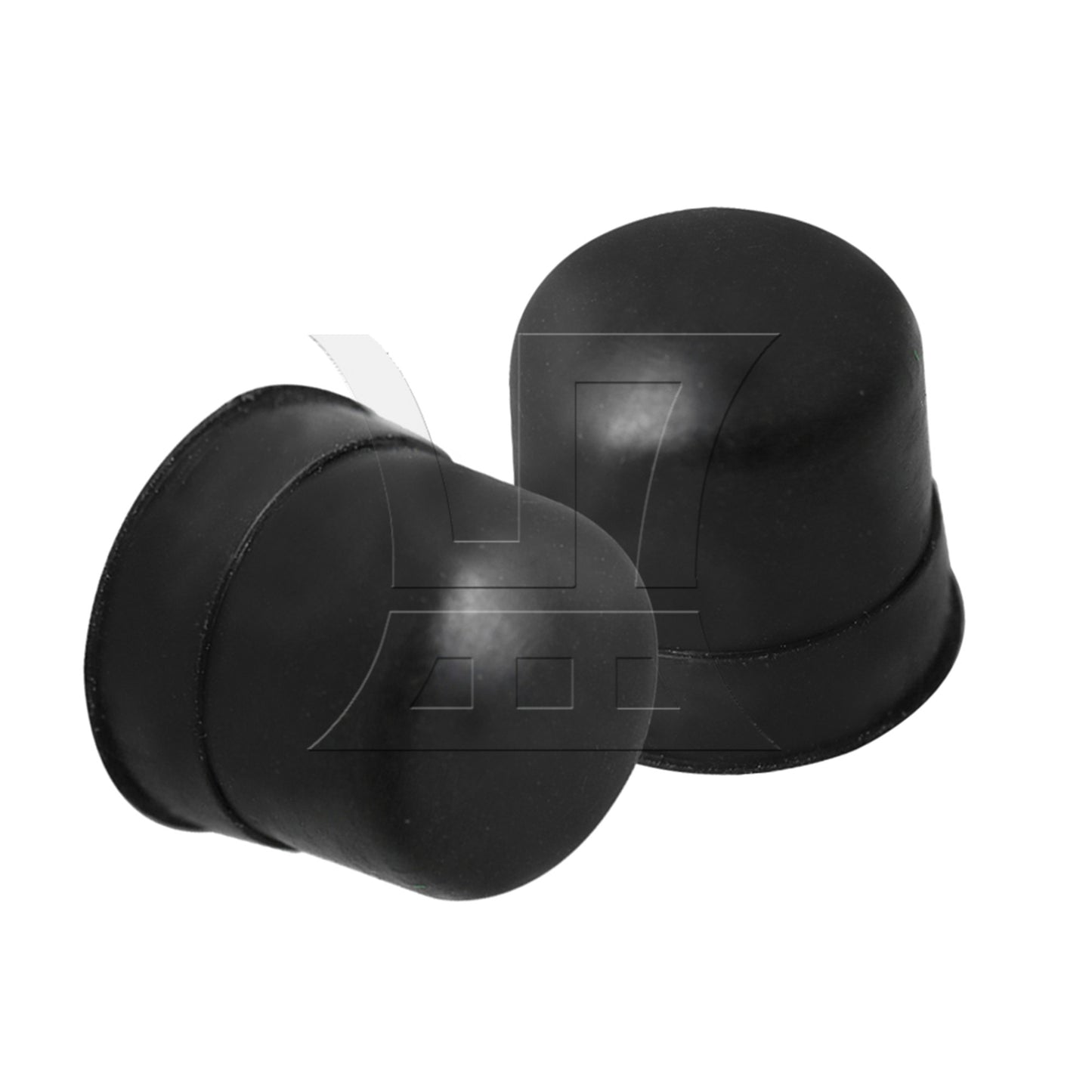 20PCS Black Trombone Slide Rubber End Tip Bumper for Trombone Repair Accessory