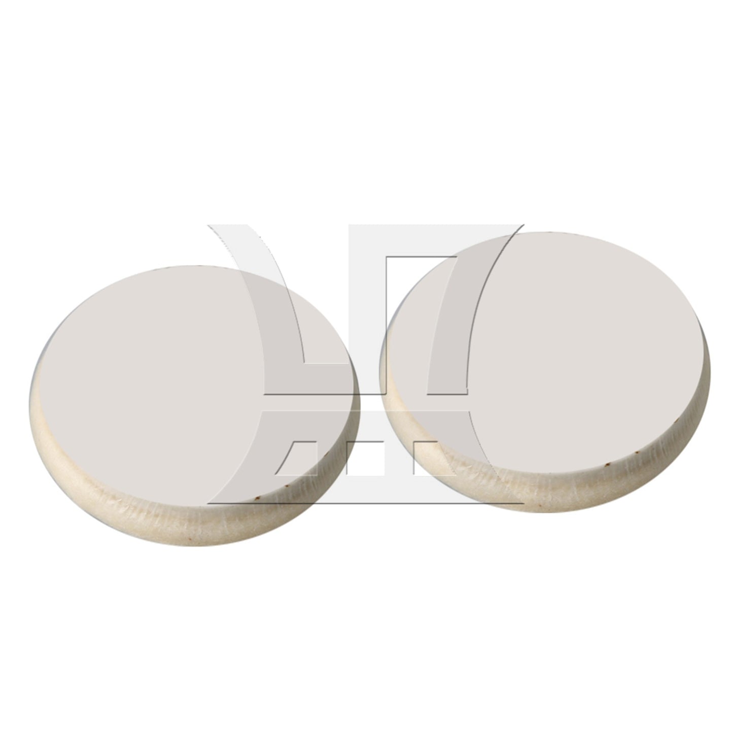 17PCS White Clarinet Sound Hole Pads Mats for Woodwind Instrument Parts