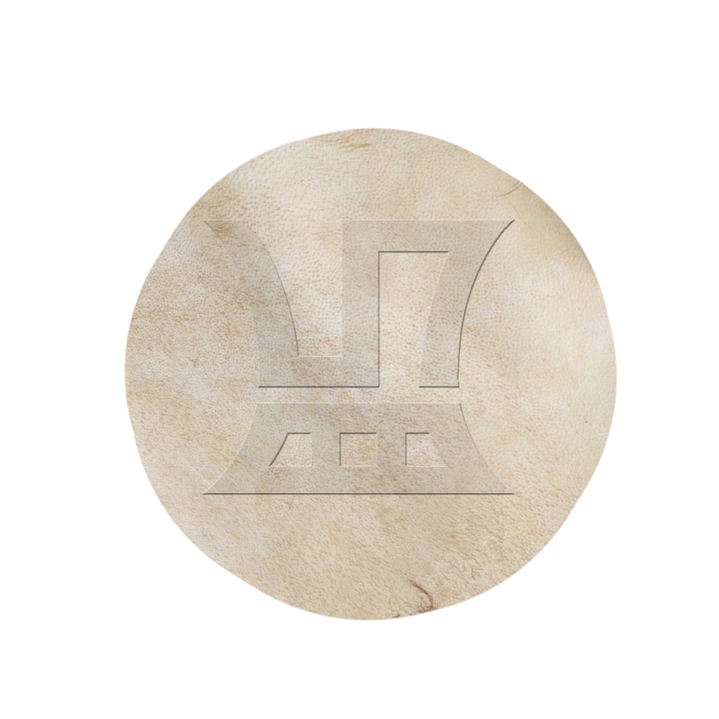 Skin Drums Head for 12 inch African Tambourine Head Replacement Yellow