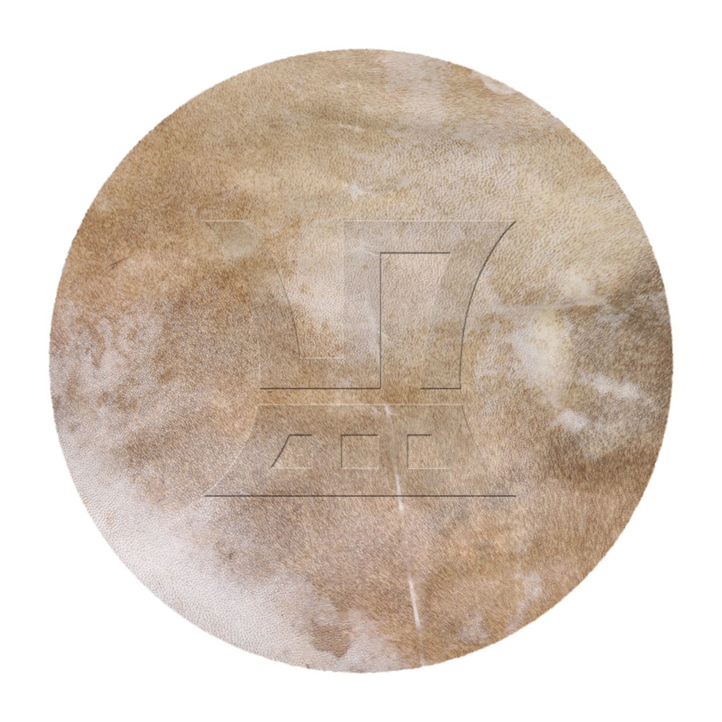 Skin Drums Head for 12 inch African Tambourine Head Replacement Yellow