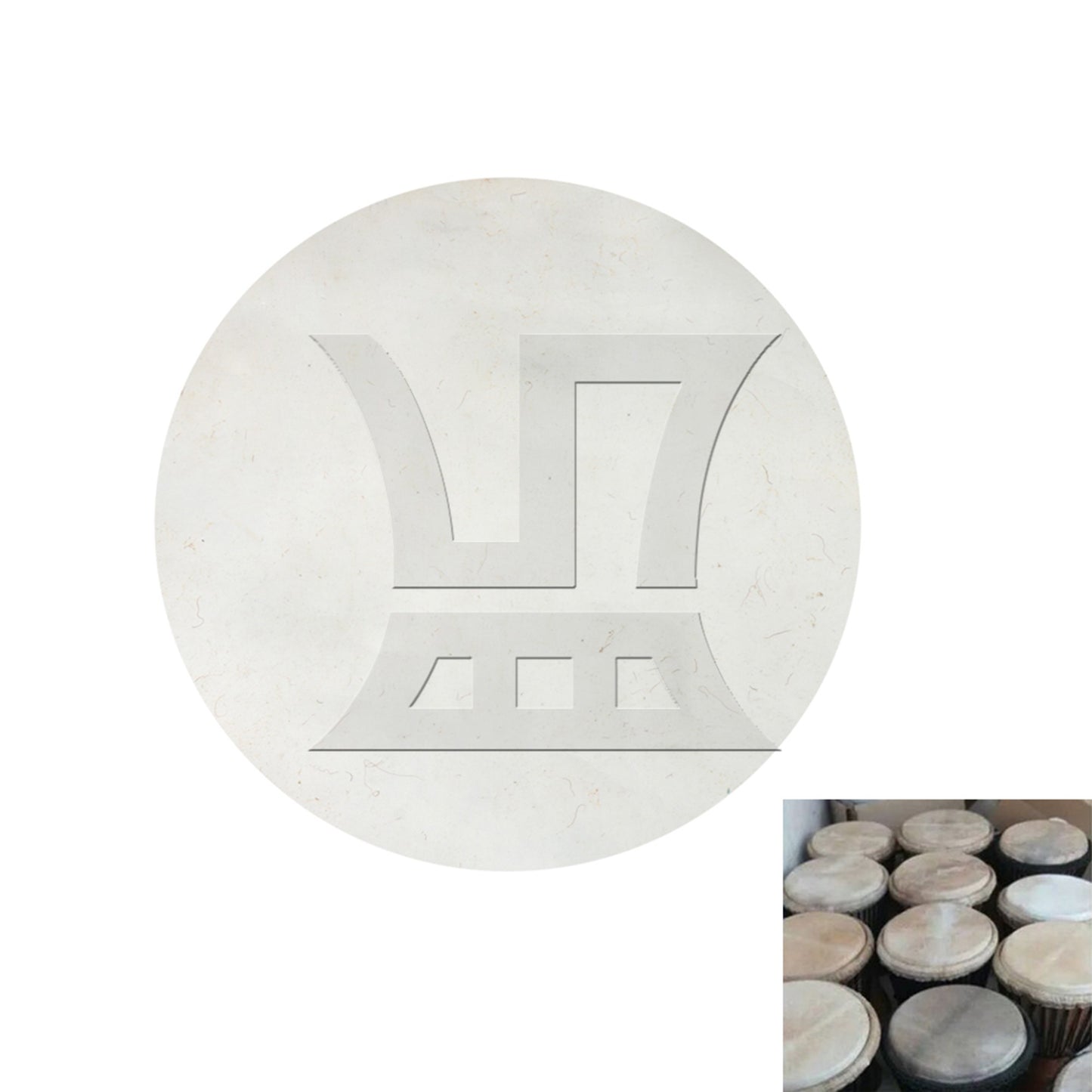 Goat Skin Drums Head for Bongo Drums / Shaman Drums / 10 inches African Drum