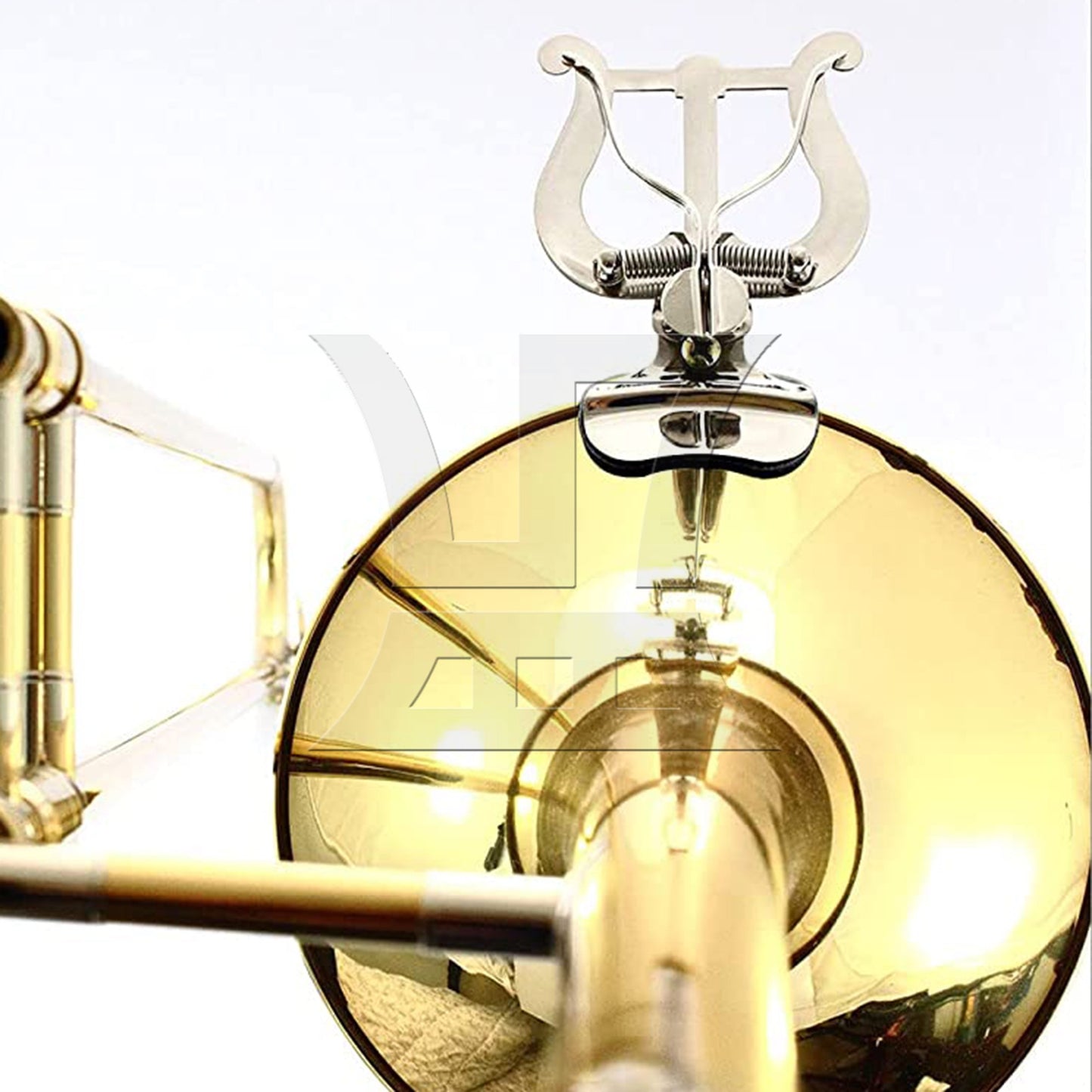 Plating Baritone Trombone Euphonium Stand with File Folder for Music Book Clip
