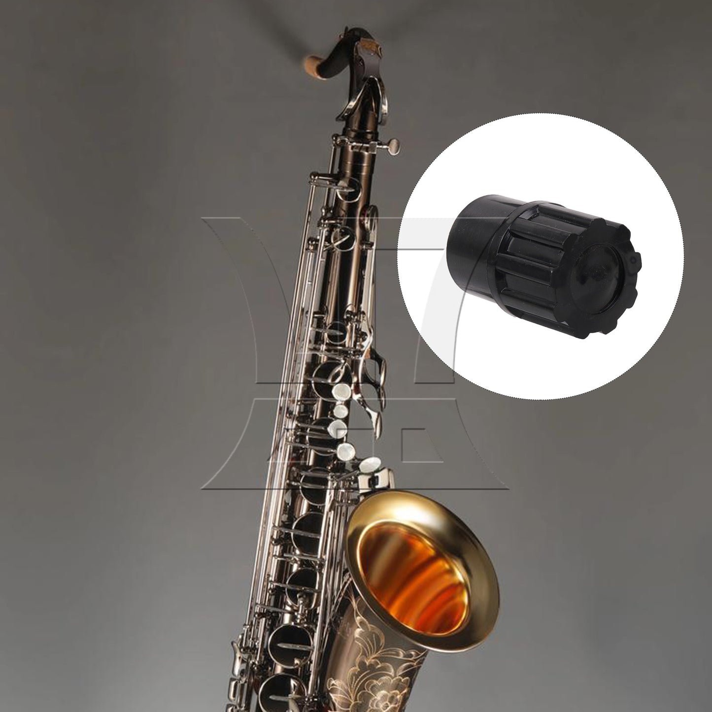 Sax Plug Saxophone End Plug Cap Saxophone Plug for Tenor Saxophone Sax Plastic