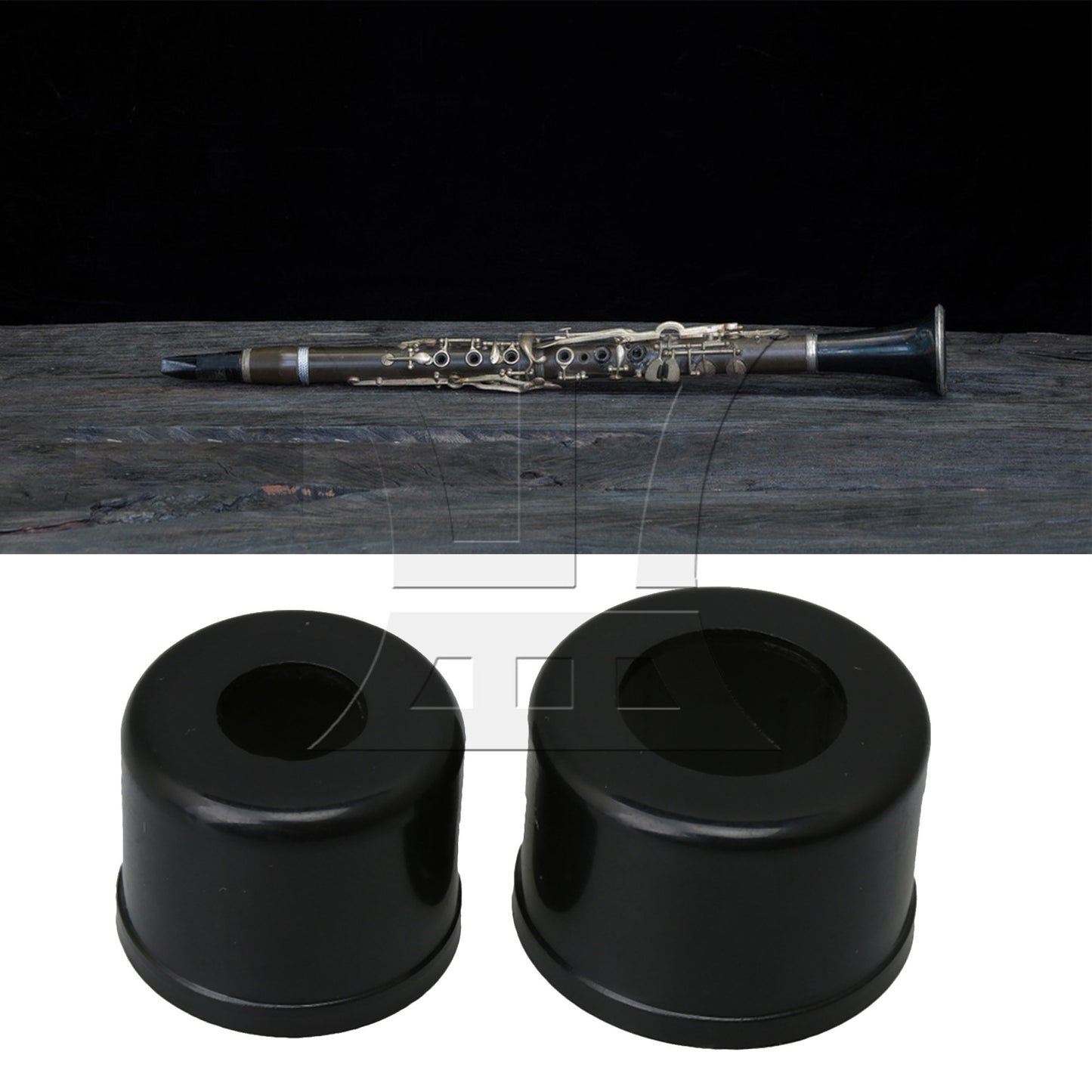 2 Pieces Oboe Mouthpiece Protective Plastic Cap Head for Oboe Accessory Parts