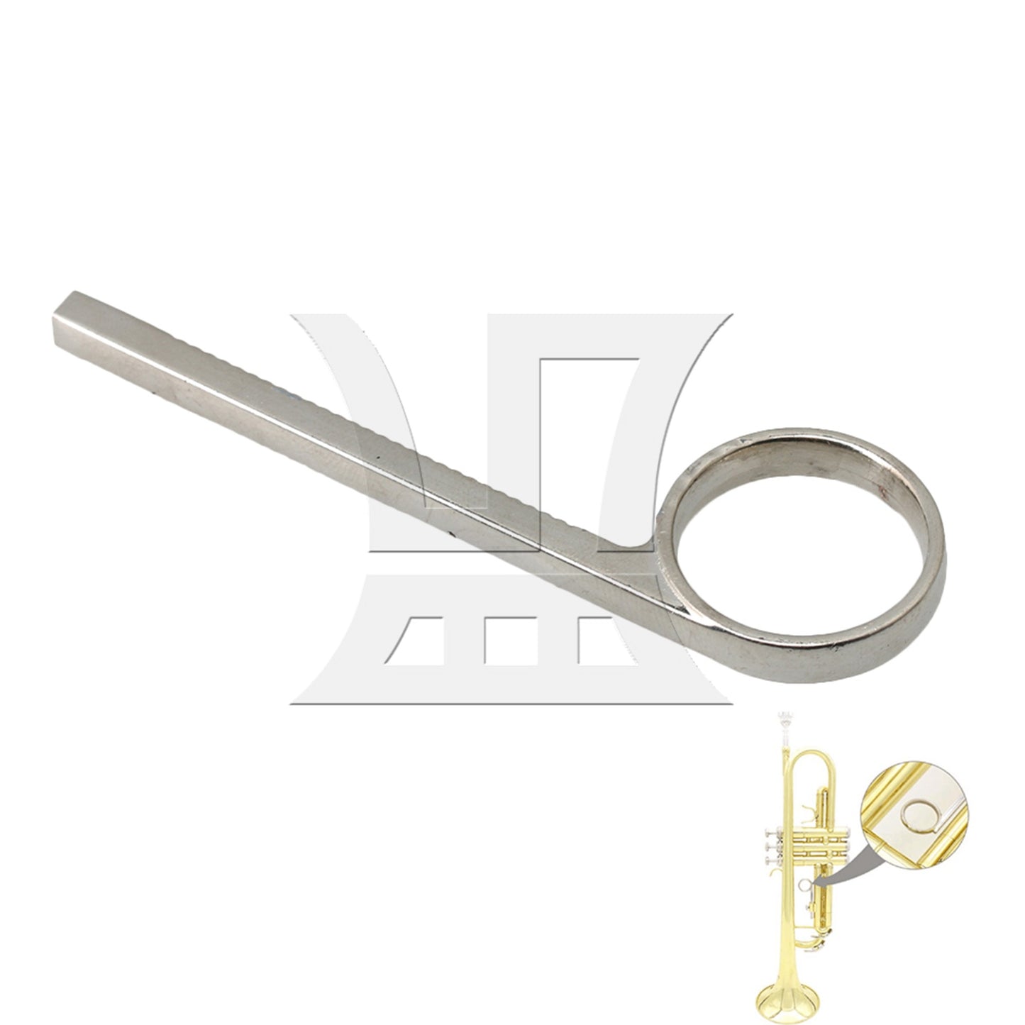 Bb Trumpet Cornet Slide Finger Ring for Brass Instrument Accessories